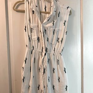 Cactus dress, fiesta dress